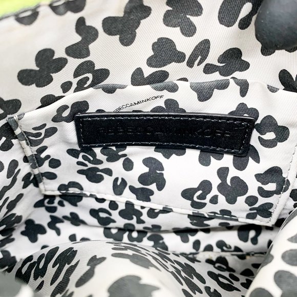 REBECCA MINKOFF Avery Leather Crossbody Bag Yellow - Picture 12 of 13